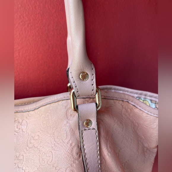 ๐ฏ Authentic Gucci Pink Guccissima Tote Bag - Picture 2 of 16